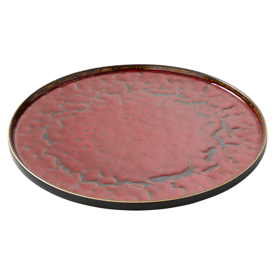 DINNER PLATE 26 REACTIVE RED