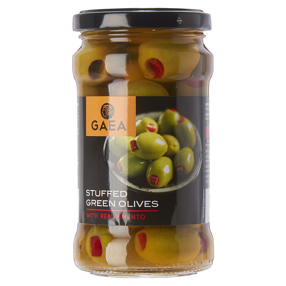GREEN OLIVES STUFFED W/ NATURAL PIMENTO