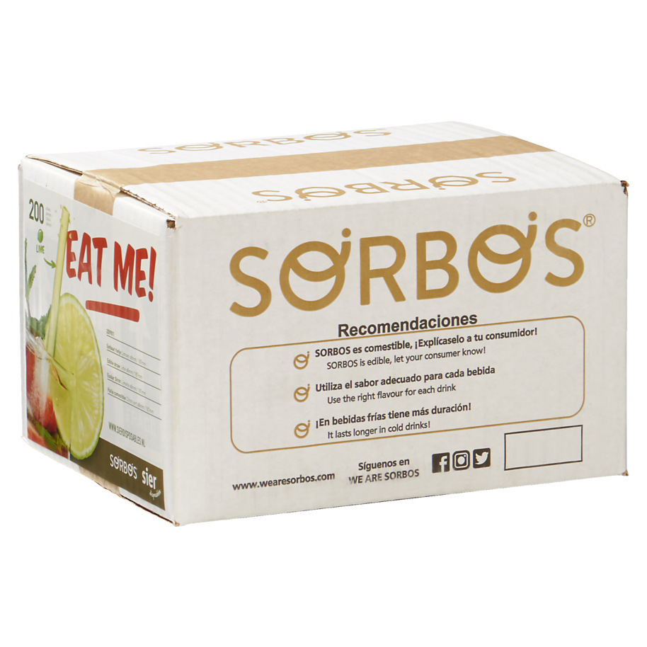 SORBOS EETBARE RIETJES LIME