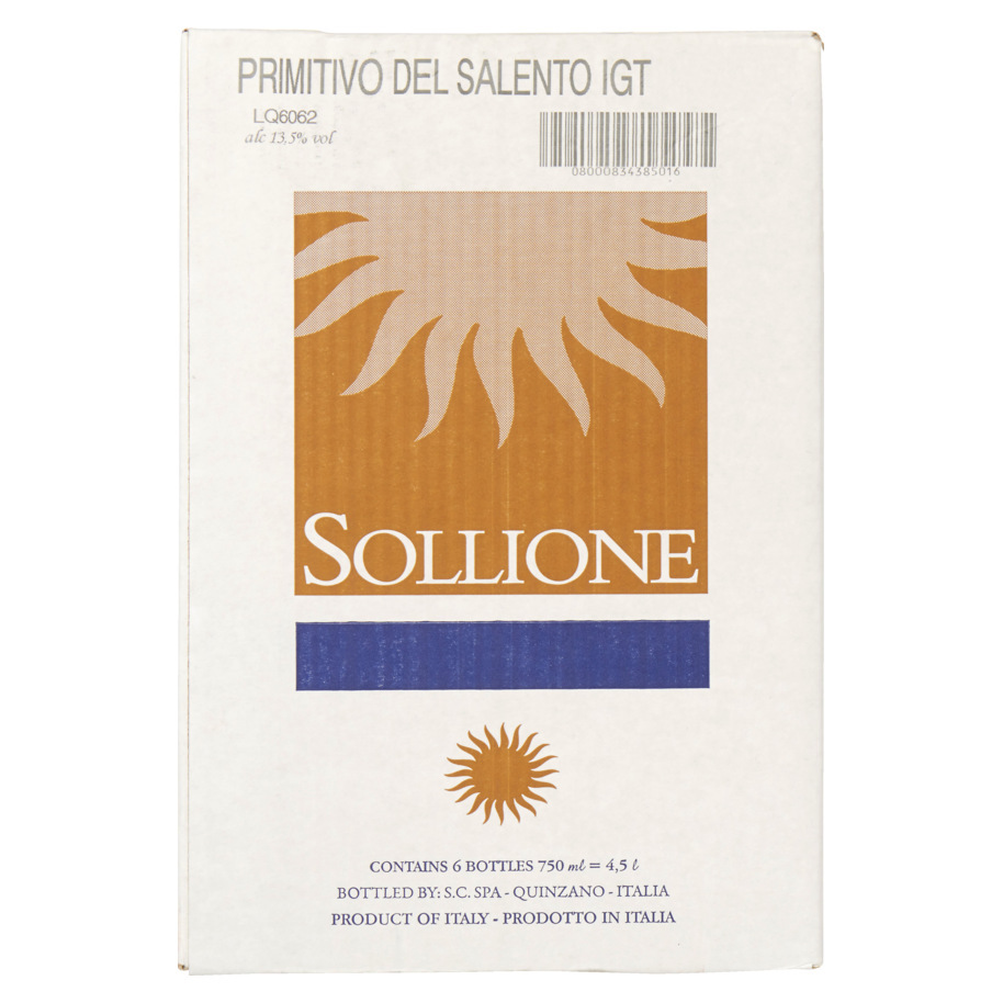 SOLLIONE PRIMITIVO DEL SALENTO