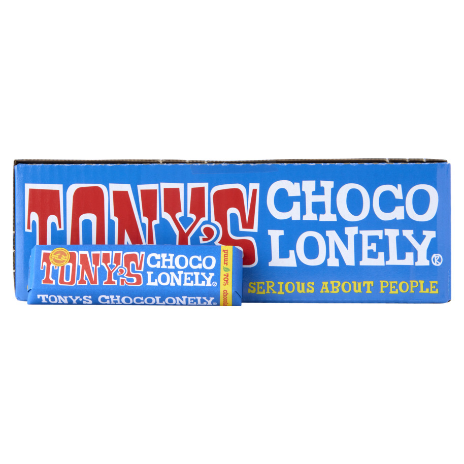 TONY'S CHOCOLONELY PURE CHOCOLADE 50GR