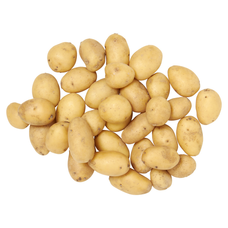YOUNG POTATOES WASHED WITH PEEL