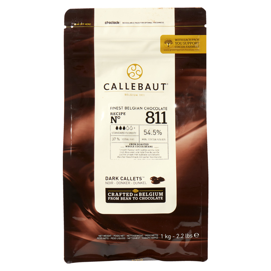 KUVERTUERE CALLETS DUNKEL 54,5% CACAO