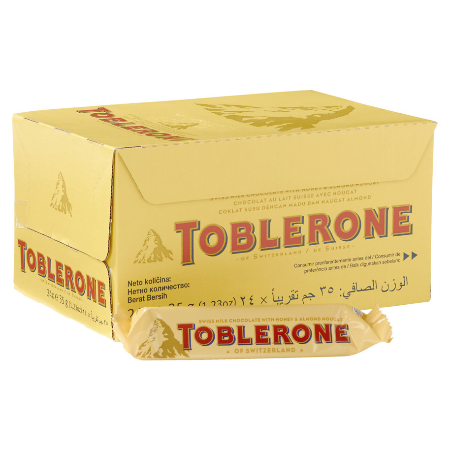 TOBLERONE COUNTER DISPLAY BOX 50GR