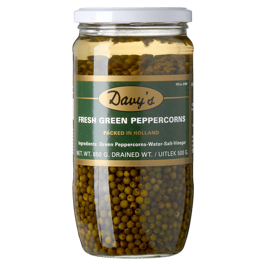 PEPPERS GREEN NATUREL 500/850GR DAVY'S