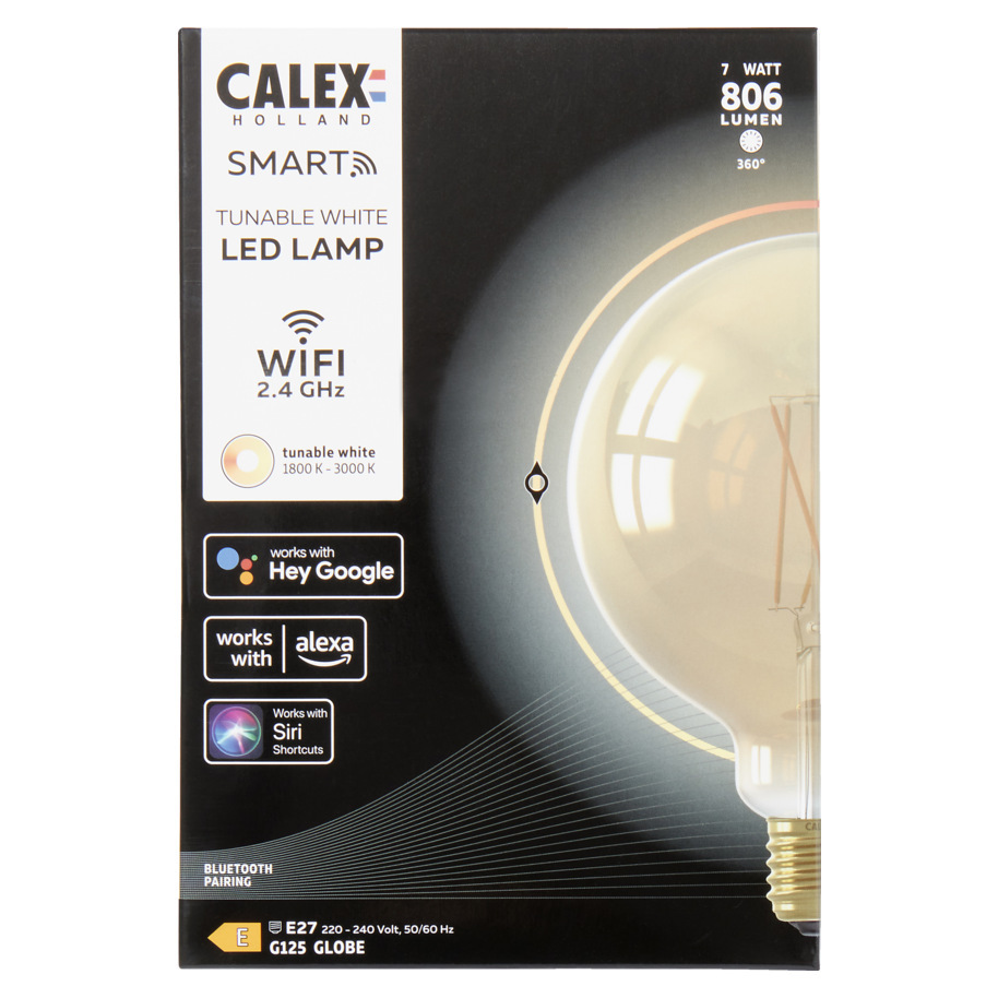 CALEX SMART LED FILAMENT GOUD GLOBELAMP