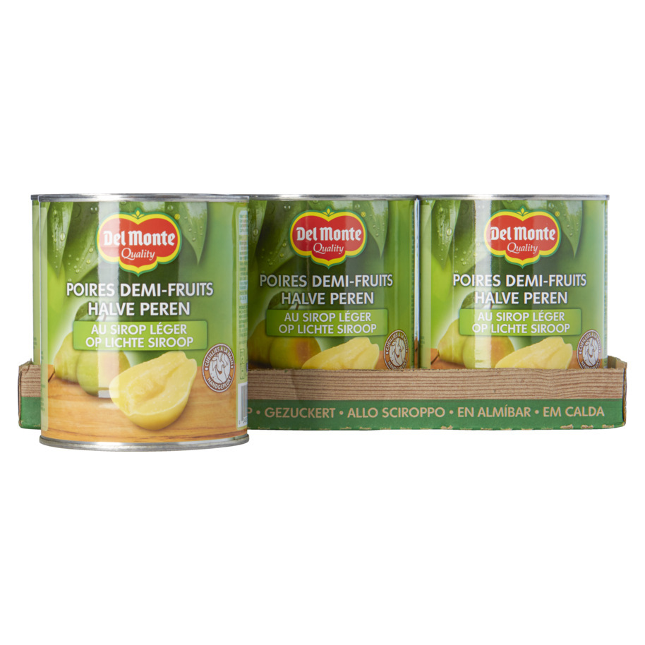 PEARS 1/2 850ML OP SYRUP DEL MONTE