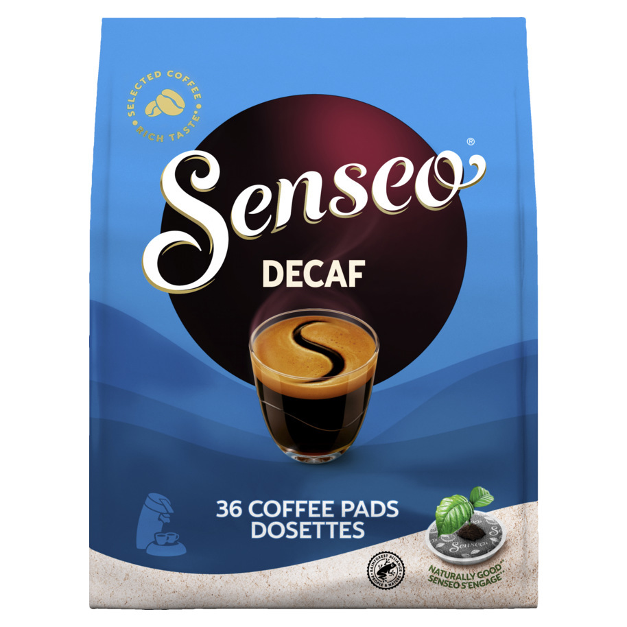 DECAF COFFEE PADS 36ST