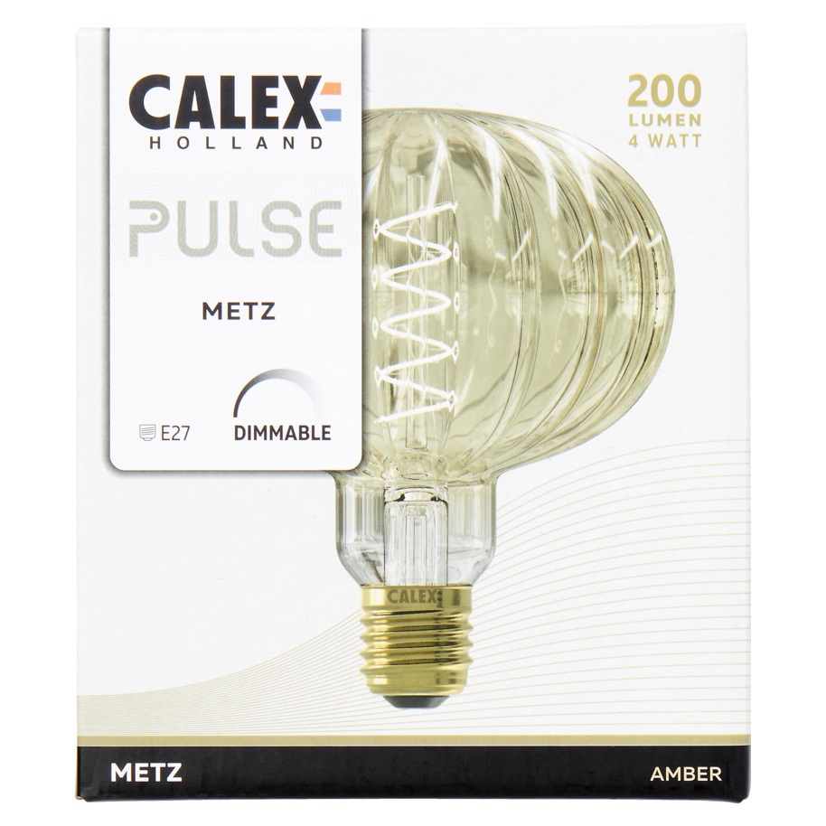 CALEX METZ AMBER LED G125 VERV. 54202190