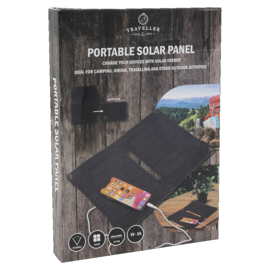 PANNEAU SOLAIRE PORTATIF 2X USB