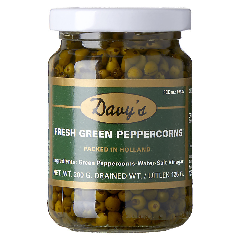 PEPPERS GREEN NATURAL 125/200GR DAVY'S