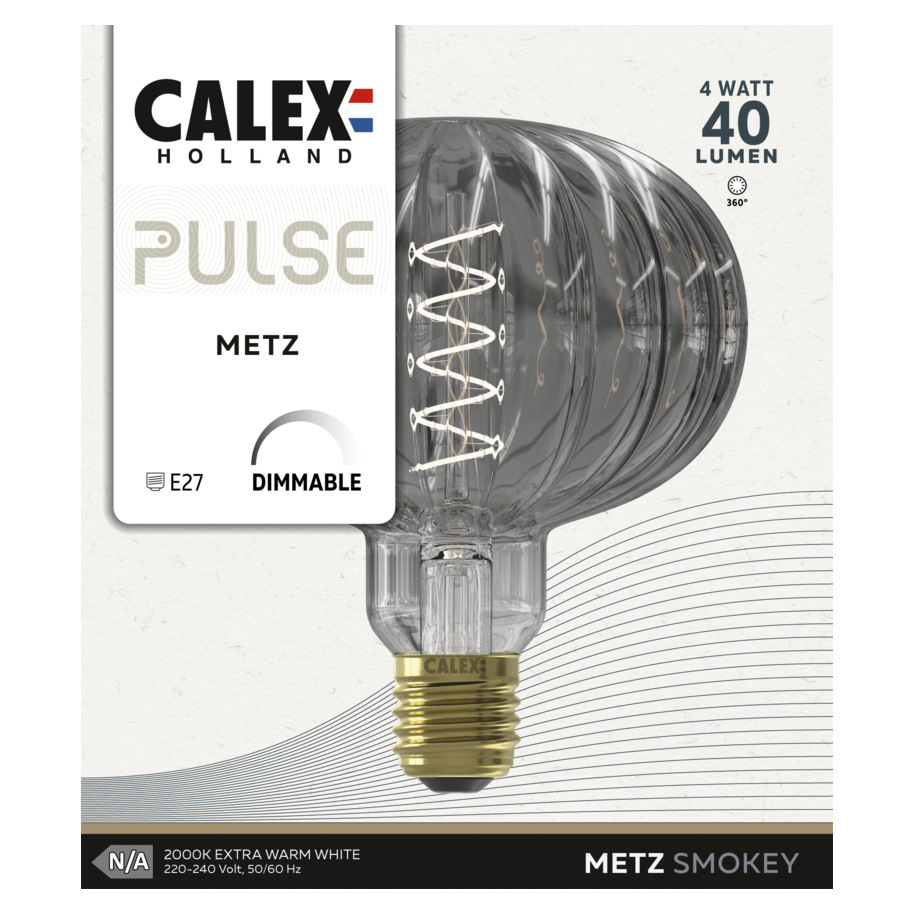CALEX METZ SMOKEY LED G125 PULSE RANGE