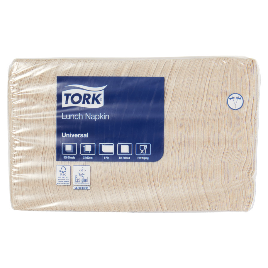 TORK NATURAL LUNCH NAPKIN 1-PLY