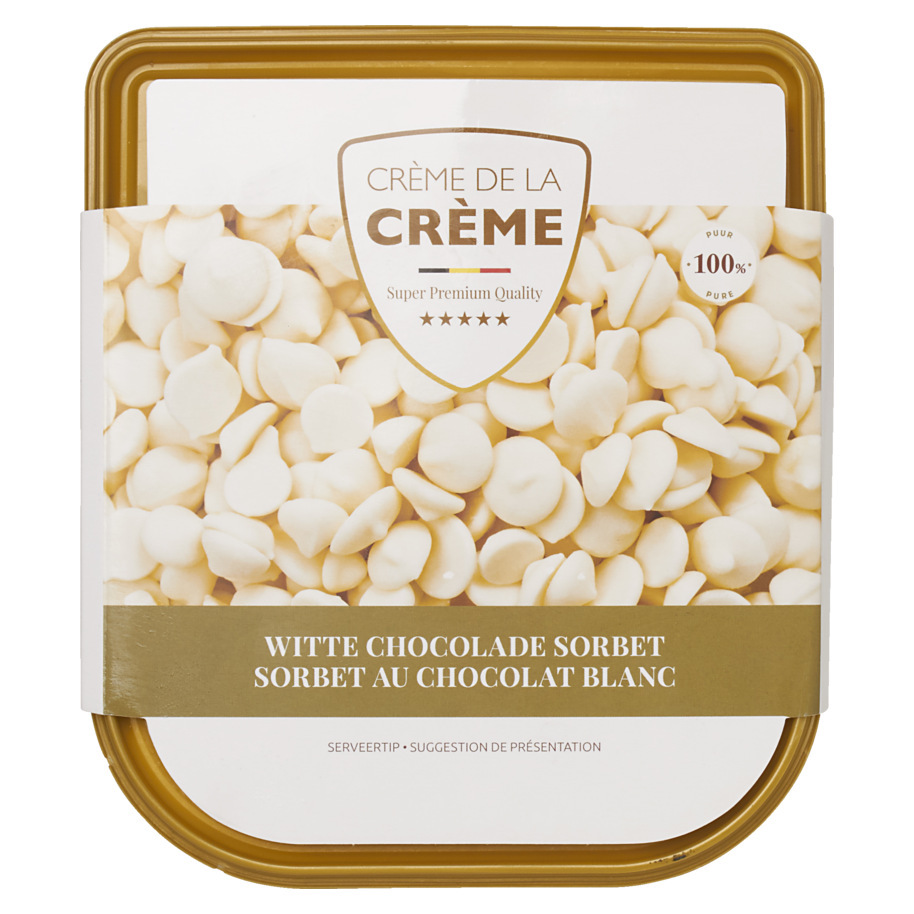 SORBET WITTE CHOCOLADE
