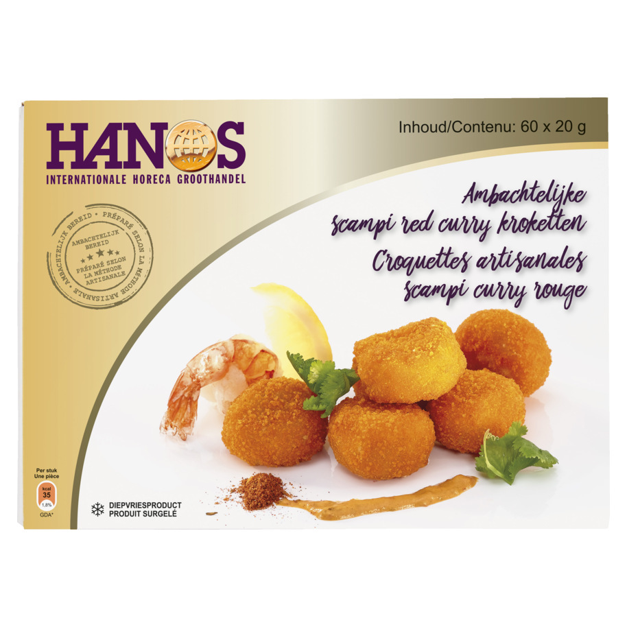 SCAMPI RED CURRY KROKETTEN 20GR