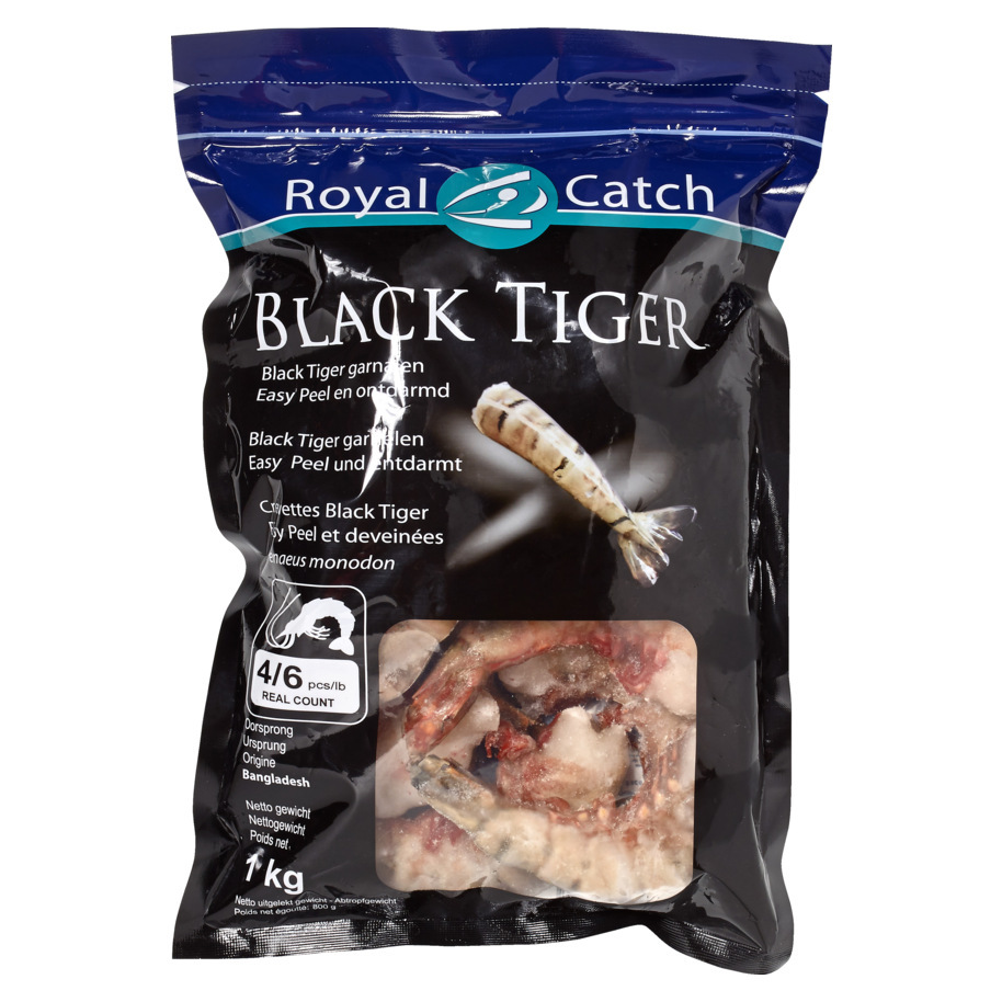 BLACK TIGER GARNELEN 4/6 EASY PEEL REAL