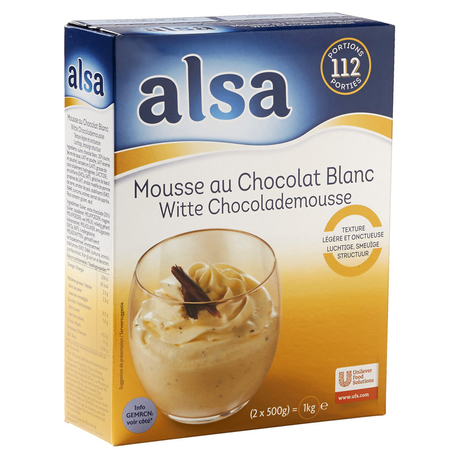 MOUSSE CHOCOLATE 9 L WHITE ALSA