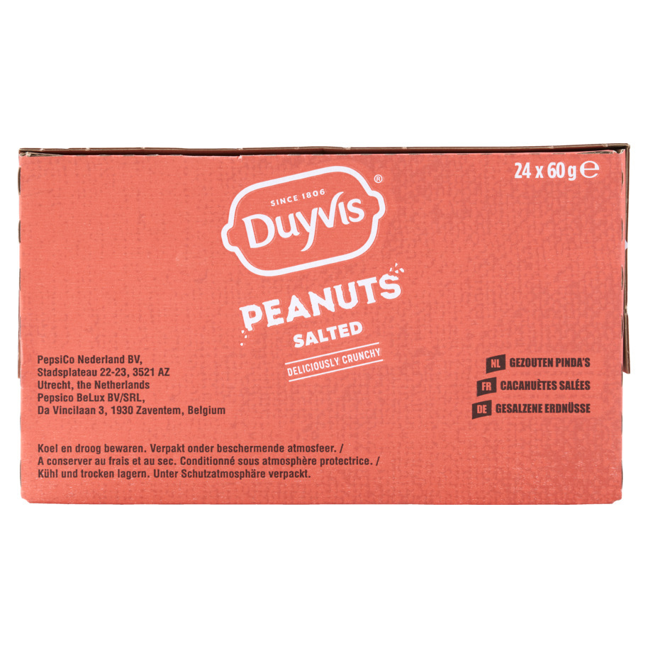 DUYVIS CACAHUETES SALEES 60GR