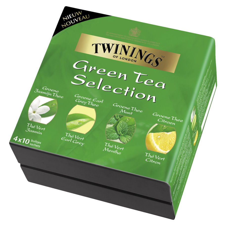 TEA CHEST GREEN TEA TWININGS 4ASS.2GR