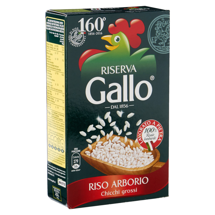 RISO ARBORIO GALLOPARBOILED