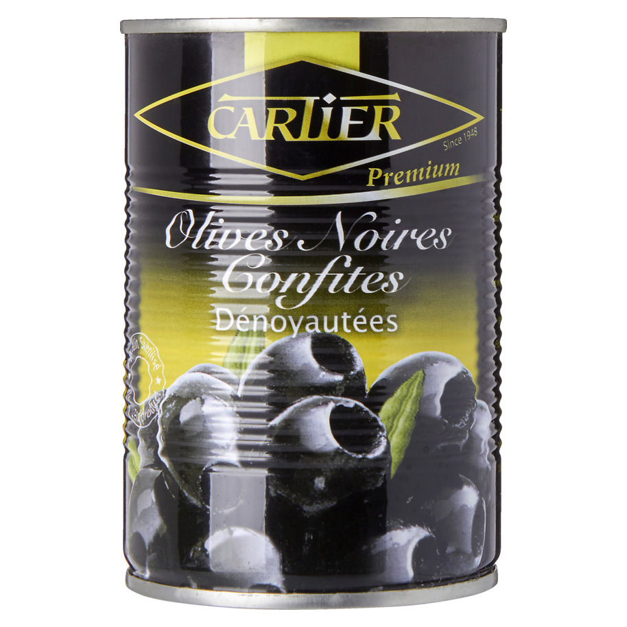 PITTED BLACK OLIVES CARTIER