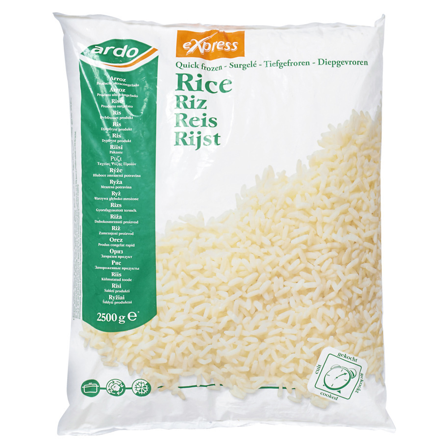 vorgekochter weißer Reis