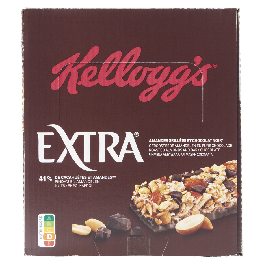 KELLOGG'S BARS EXTRA CHOCO ALMONDS