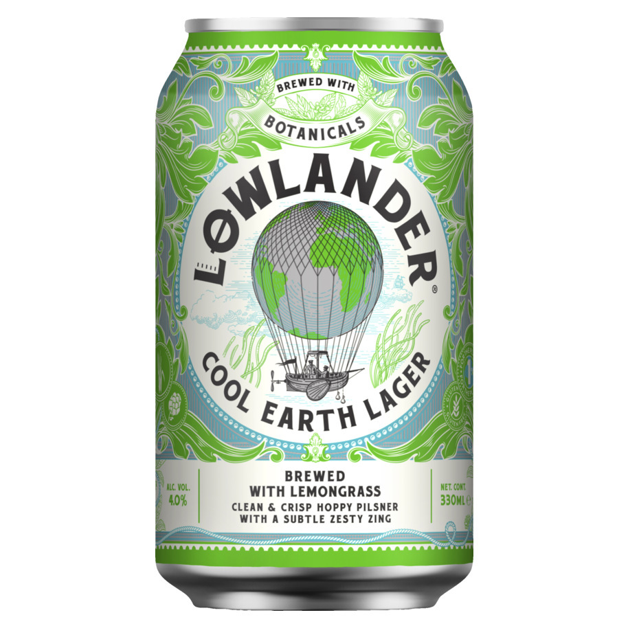LOWLANDER COOL EARTH LAGER 33CL