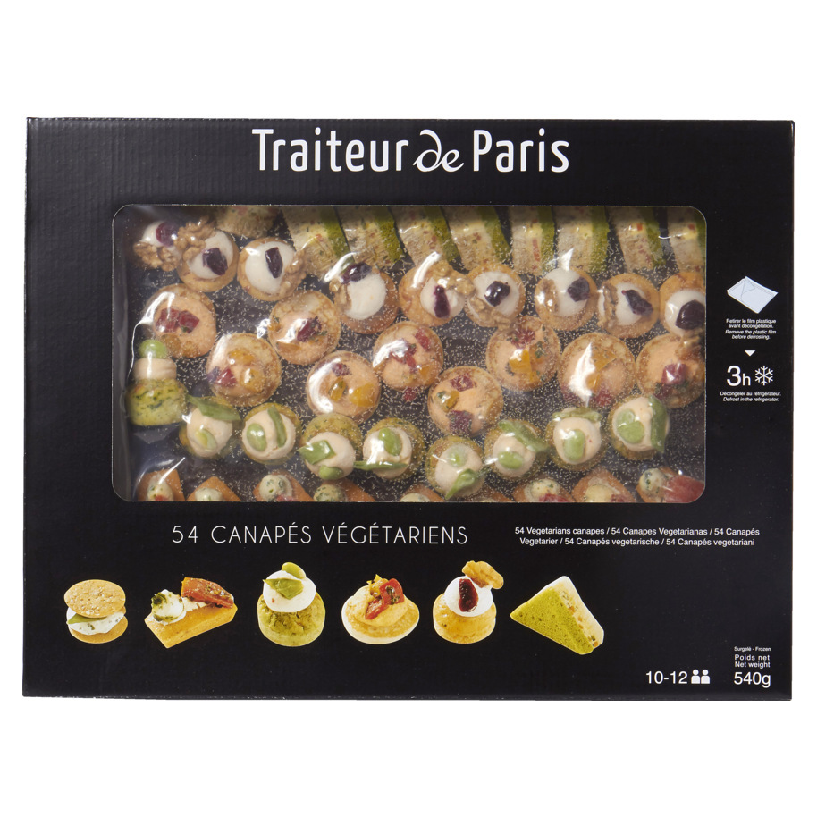 CANAPES VEGETARIAN SAVOURY