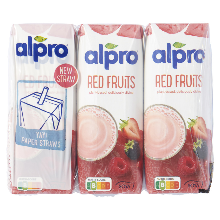 ALPRO DRINK SOY RED FRUITS 250ML