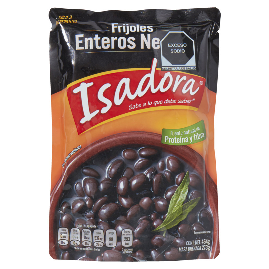 WHOLE BLACK BEANS IN POUCH