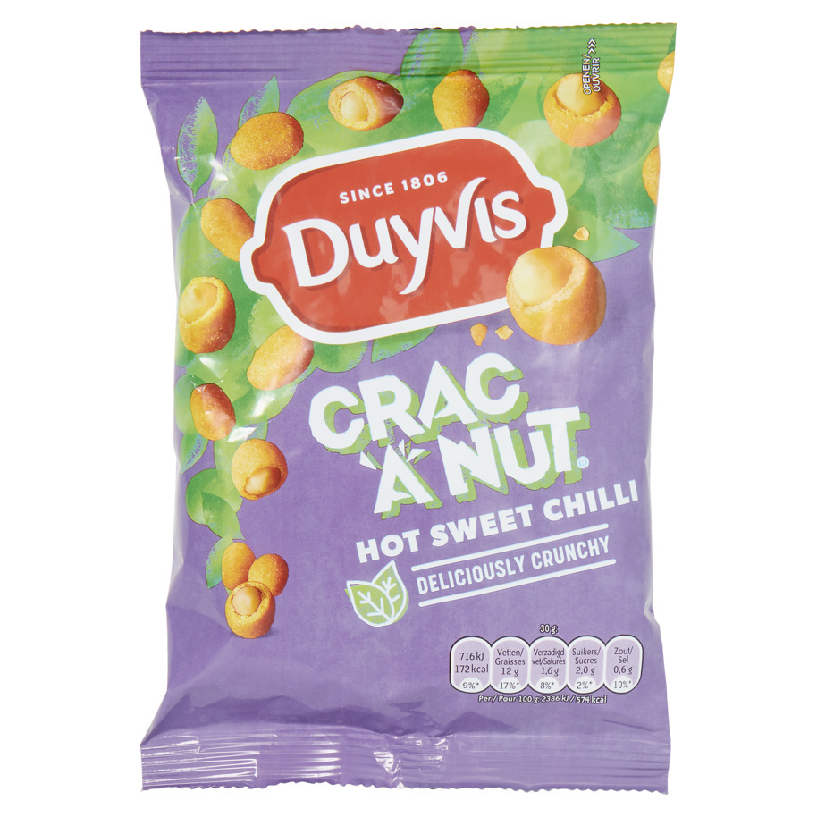 DUYVIS CRAC A NUT HOT SWEET CHILI