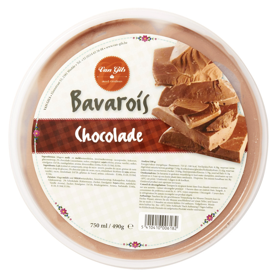 TULBAND CHOCOLATE BAVAROIS