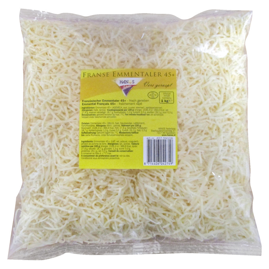 EMMENTAL GRATED 3MM FRENCH