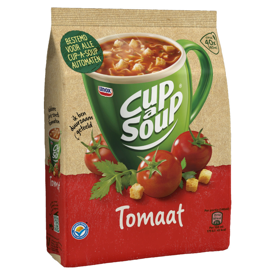 TOMATENSOEP 40P CUP A SOUP AUTOMAAT