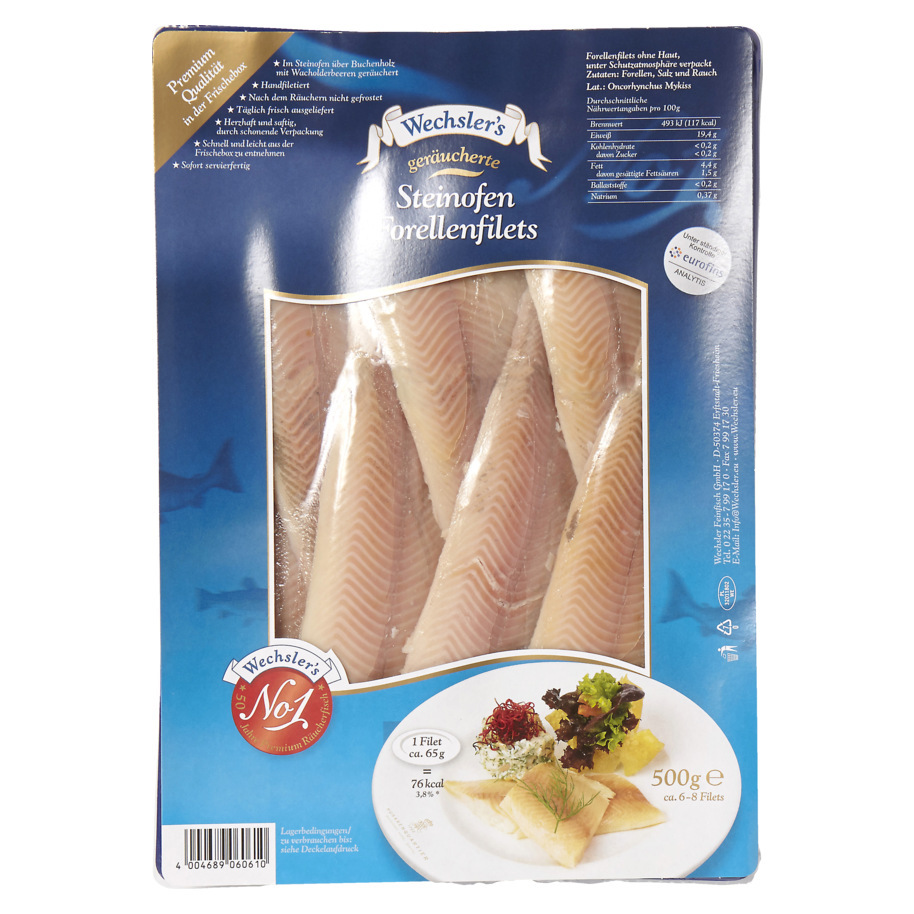 SMOKED TROUT FILLET PACKET