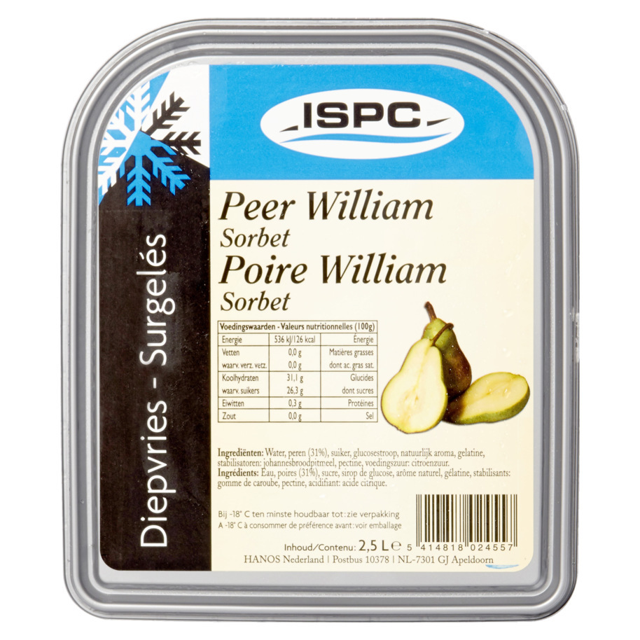 ISPC SORBET POIRE WILLIAM