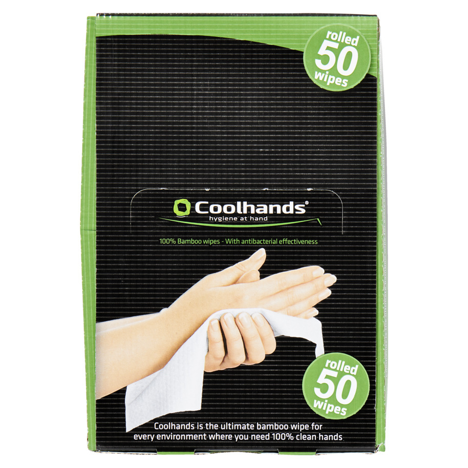 COOLHANDS WET WIPES ROLLED UP