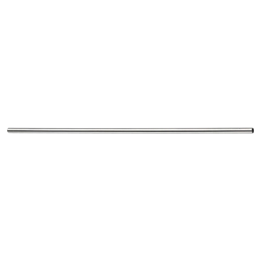 SET OF 6 STAINLESS STEEL STRAWS 24 CM  A