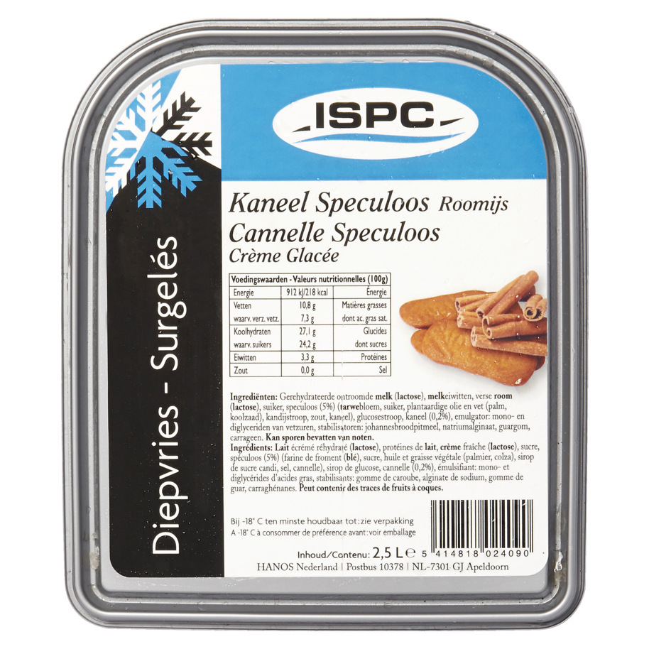 ISPC CREME GLACEE LUXE CANNELLE-SPECULOO