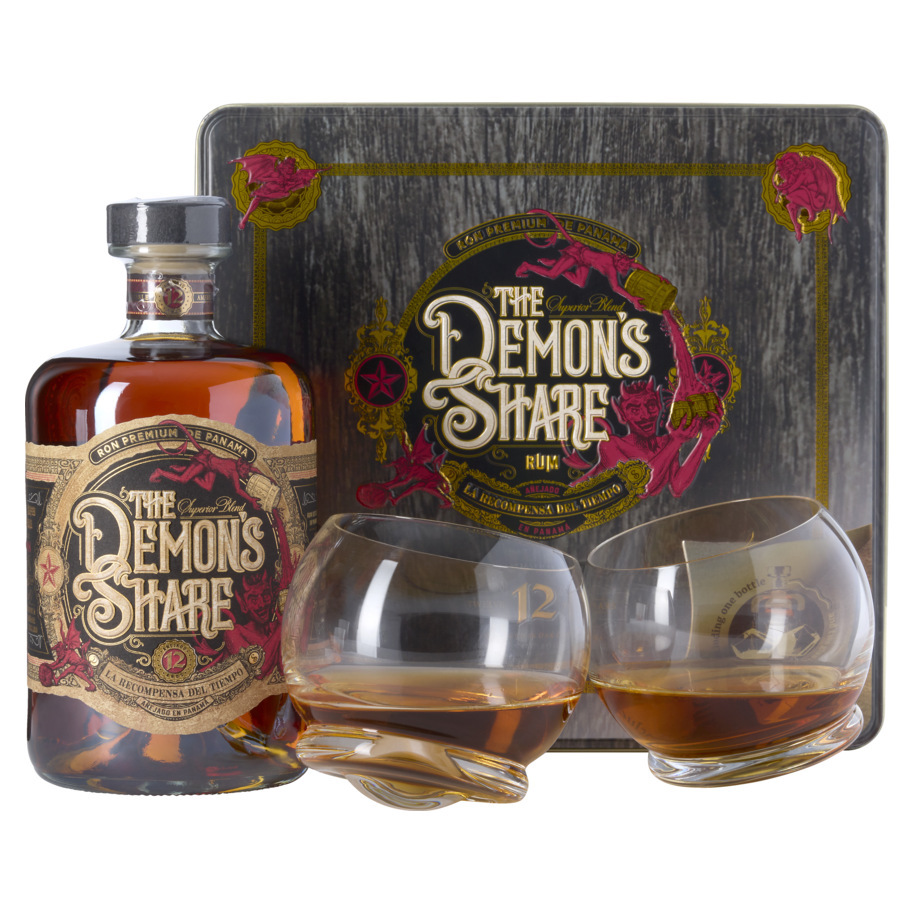 THE DEMON'S SHARE 12Y GIFTBOX