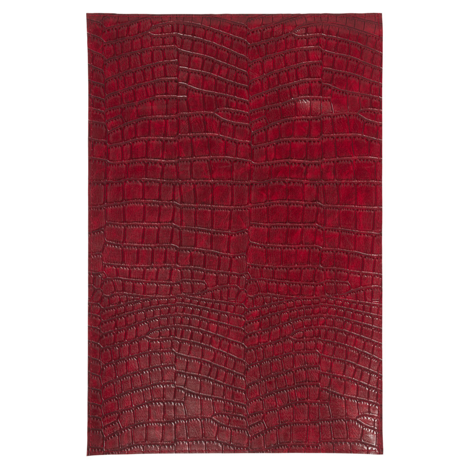 PLACEMAT 30X45CM CROCODILE LOOK RED
