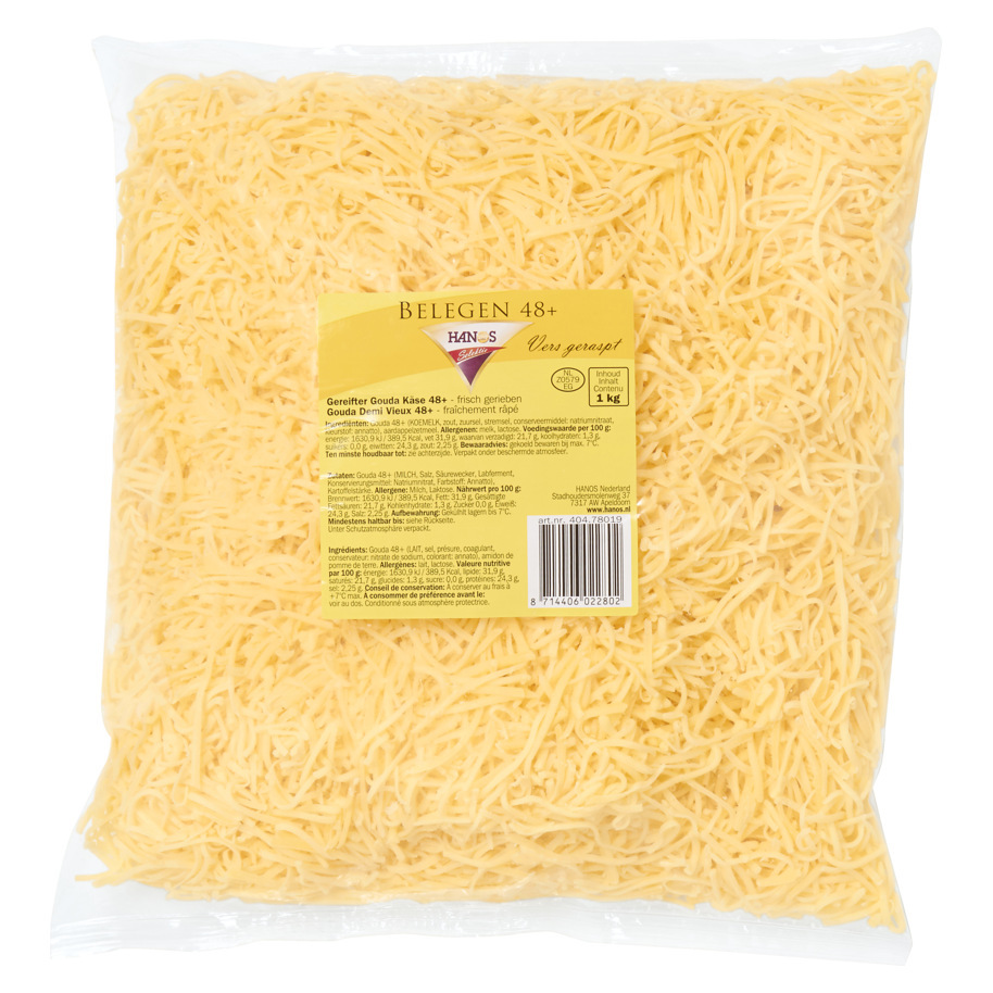 GRATED CHEESE MATURED 3MM
