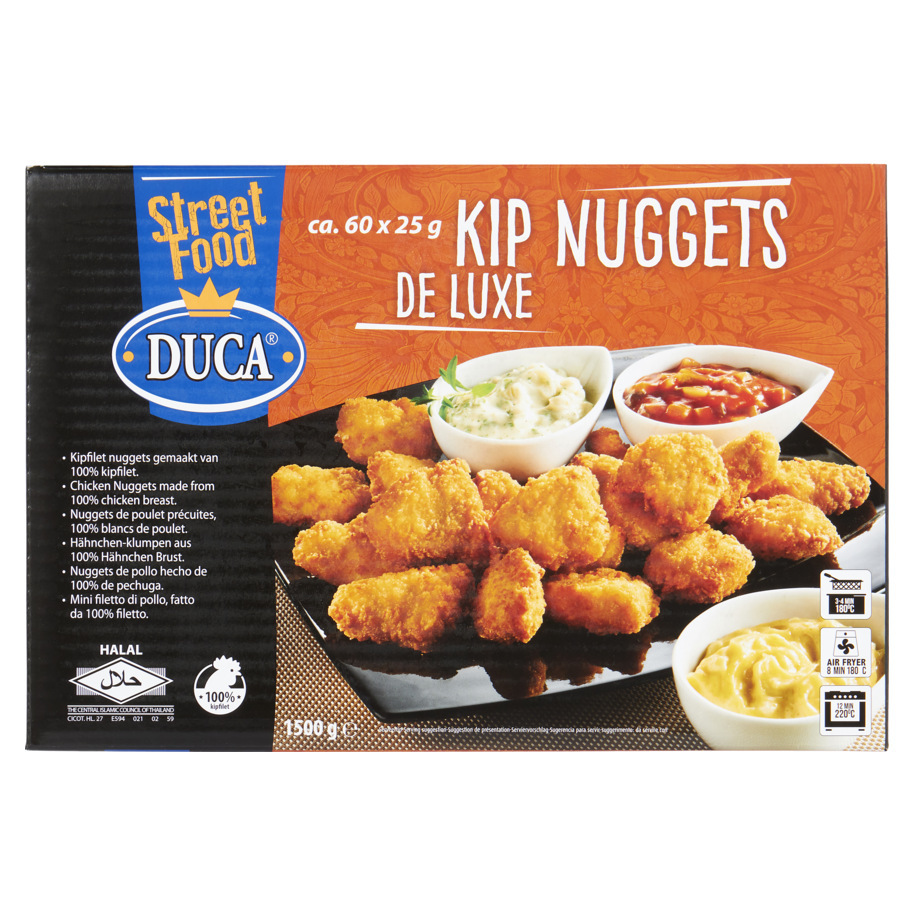 NUGGETS CHICKEN BREAST DELUXE 25GR