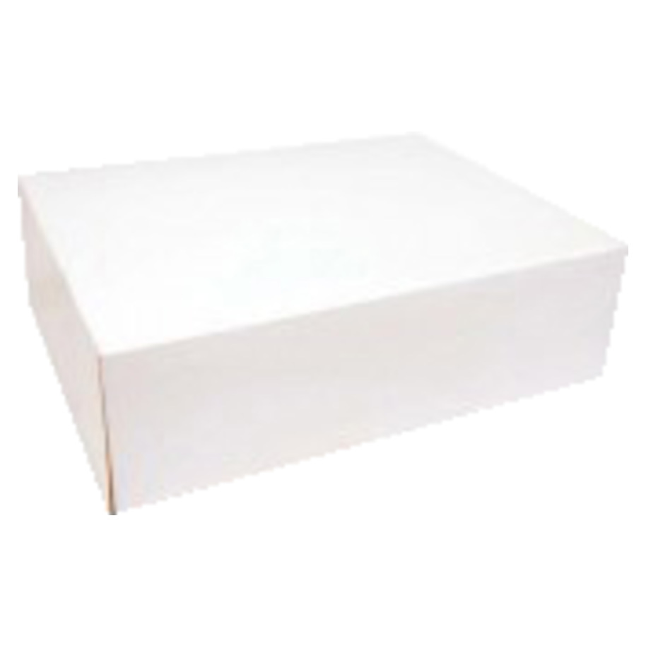 PASTRY BOX 26X20X8 WHITE