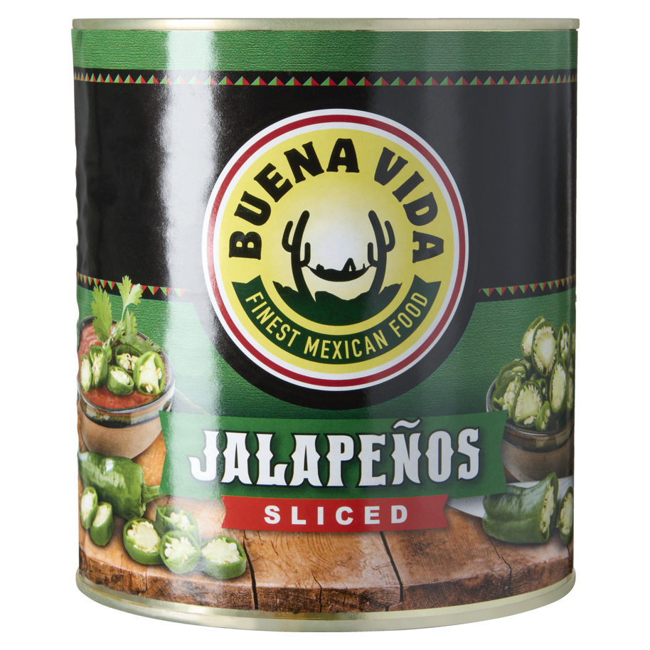 GREEN JALAPEÑO PEPPERS, SLICES
