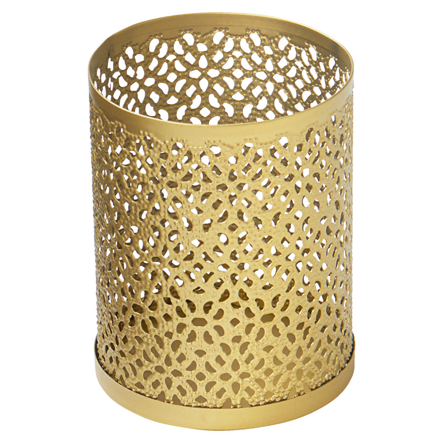 CANDLE HOLDER BLISS GOLD 10X8CM