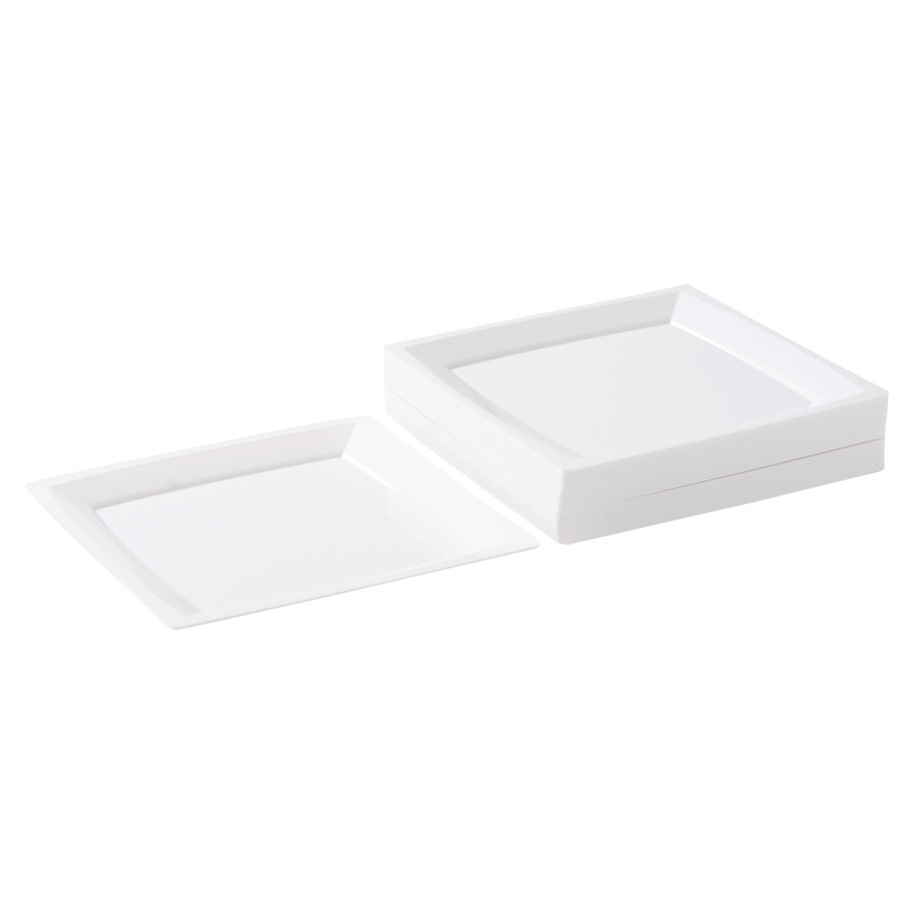 MILAN LUNCH PLATE 210X210 MM WHITE