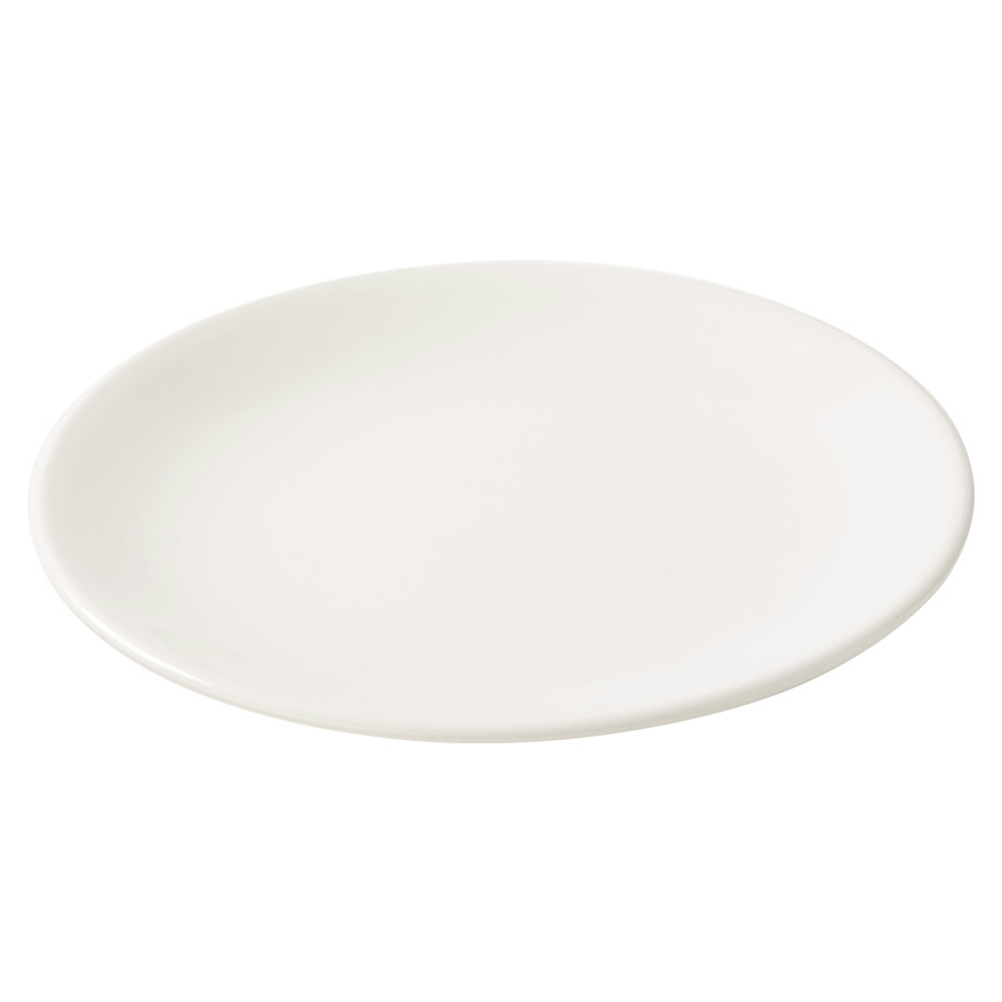 PLATE 27 CM LUX OFF WHITE