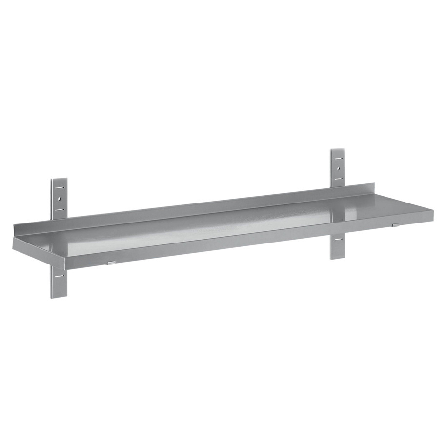 WALL-MOUNTED SHELF INCL. SUPPORTS 1200MM